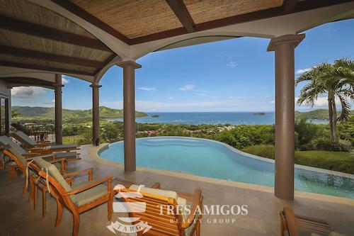 Ocean view from Pacifico in Playas del Coco, Costa Rica