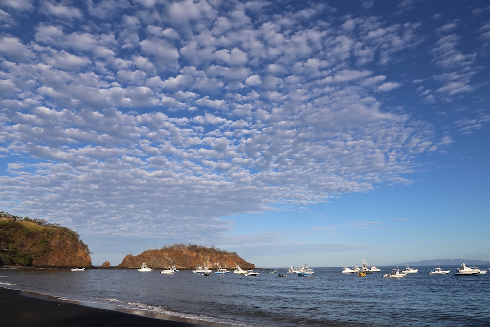 Boats in the Bay of Playa Ocotal