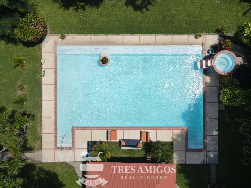 Aerial View of the Large Pool