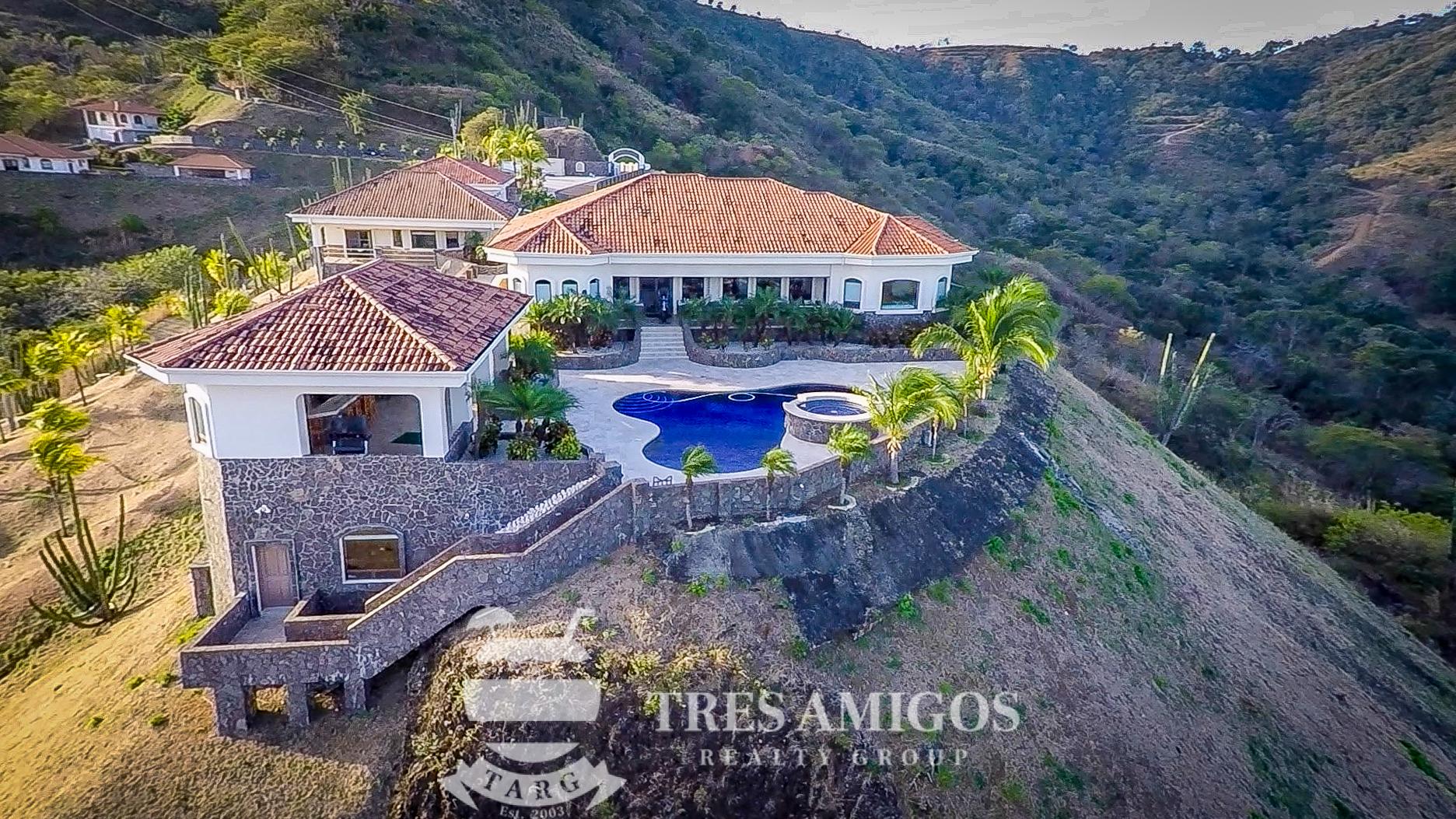 Aerial View of the Villas